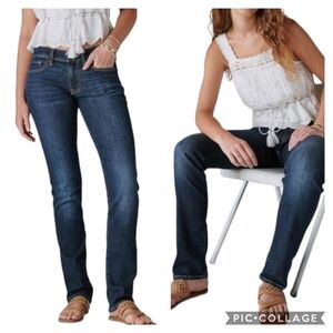 Lucky Brand Mid Rise Sweet Straight Leg Jeans
